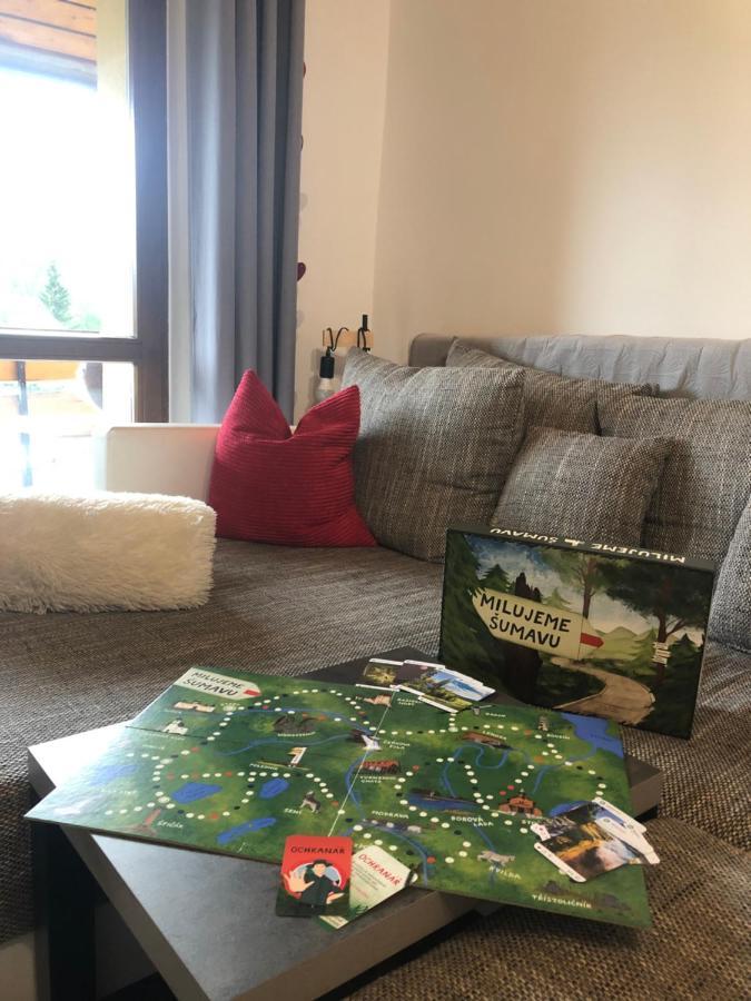 Apartman S Vyhledem Na Jezerni Stenu Zelezna Ruda Bagian luar foto